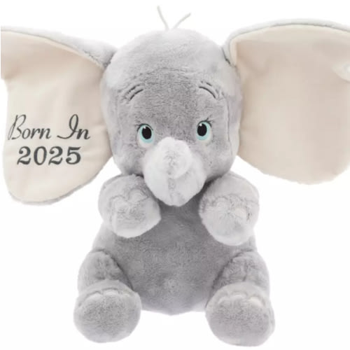 Dumbo ''Born in 2025'' Plush for Baby – Small 11'' | Disney Store