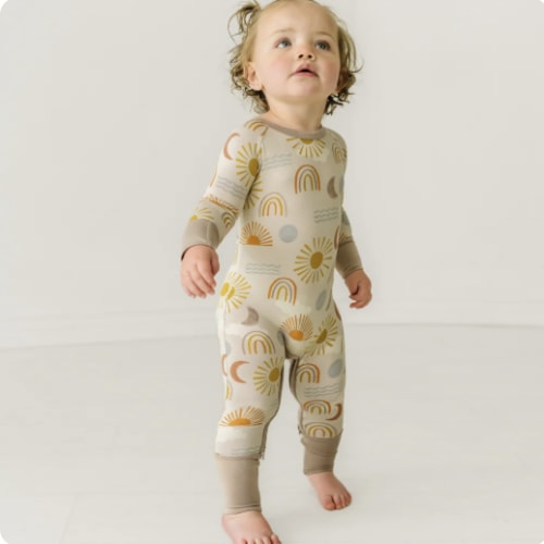 Desert Sunrise Crescent Zippy - Little Sleepies