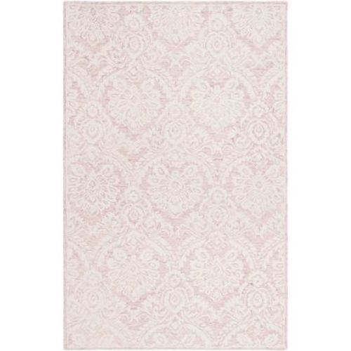 Blossom Blm106 Hand Tufted Area Rug - Pink/ivory - 5'x8' - Safavieh.