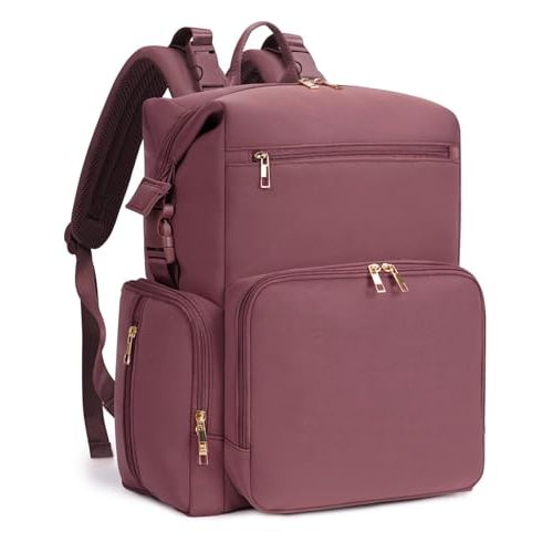 CEI-CEI Neoprene Diaper Bag Backpack Large Newborn Baby Maternity Bags Waterproof Travel Backpack for Mom Dad with Insulated Pockets,Changing Pad