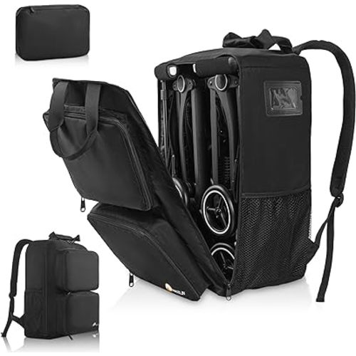 Foldable Stroller Travel Bag Backpack 14.2"x8.7"x20.5"Compatible with GB Pockit+ All City/GB Pockit Air All Terrain/Gb Pockit Stroller Upgrade Version