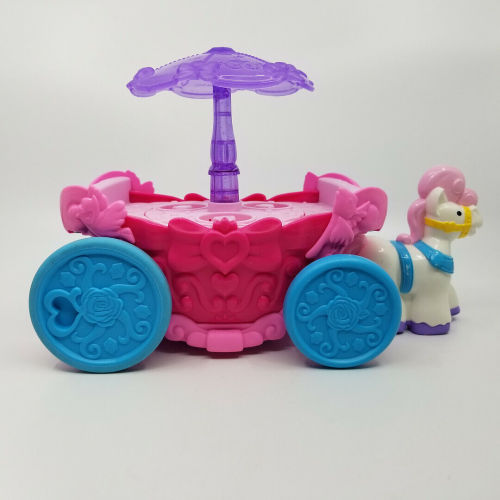 Fisher Price Little People Disney Princess Musical Carousel Horse Carriage Toy