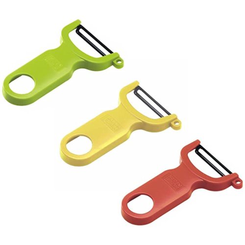 Kuhn Rikon Original Swiss Peeler 3-Pack Red/Green/Yellow