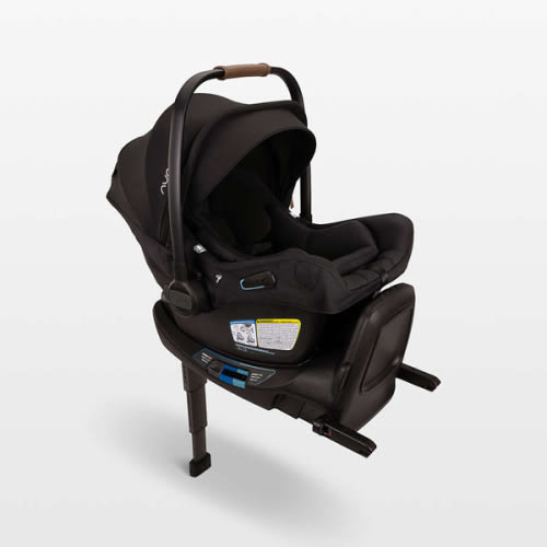 Nuna PIPA Aire RX Infant Car Seat with RELX base - Caviar