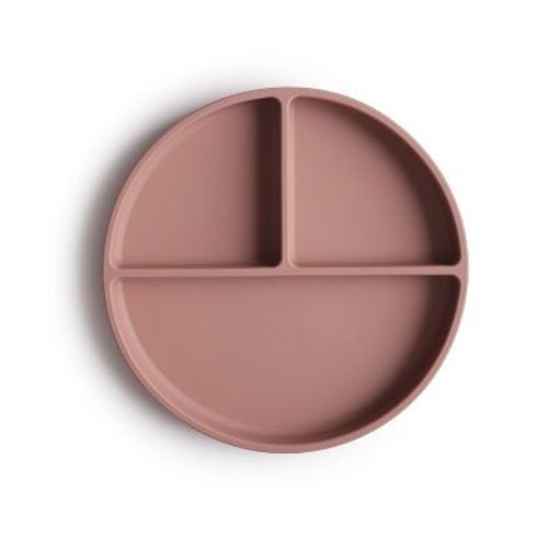 Silicone Suction Plate Cloudy Mauve One Size