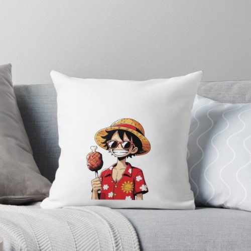 summer luffy Pillow
