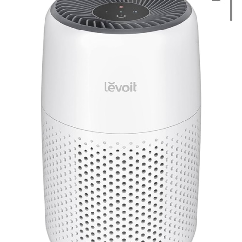 LEVOIT Air Purifiers for Bedroom Home, 3-in-1 Filter Cleaner with Fragrance Sponge for Better Sleep, Filters Smoke, Allergies, Pet Dander, Odor, Dust, Office, Desktop, Portable, Core Mini, White