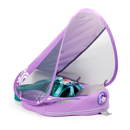 Mambobaby Float With Canopy and Tail Purple Mermaid | Mambobaby float
