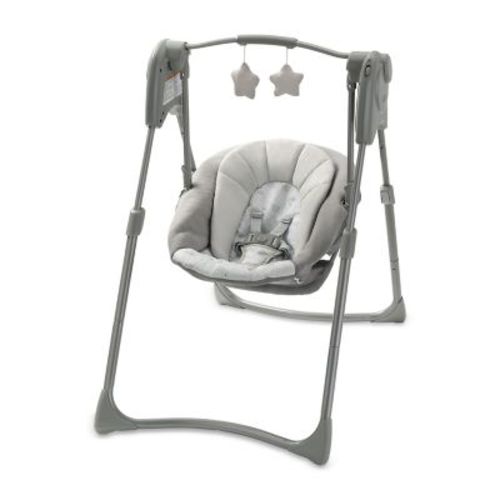 Graco® Slim Spaces™ Compact Baby Swing in Reign - GREY - SWING