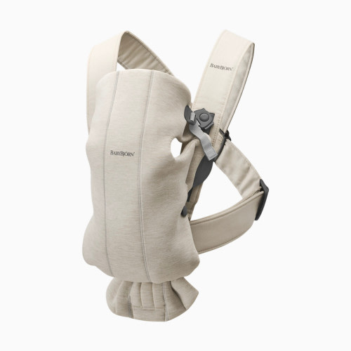 BabyBjörn Baby Carrier Mini - Light Beige 3 D Jersey