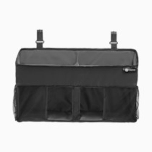 4moms Breeze Playard Diaper Caddy, Storage for Diapers, Baby Wipes, and Organization, Black