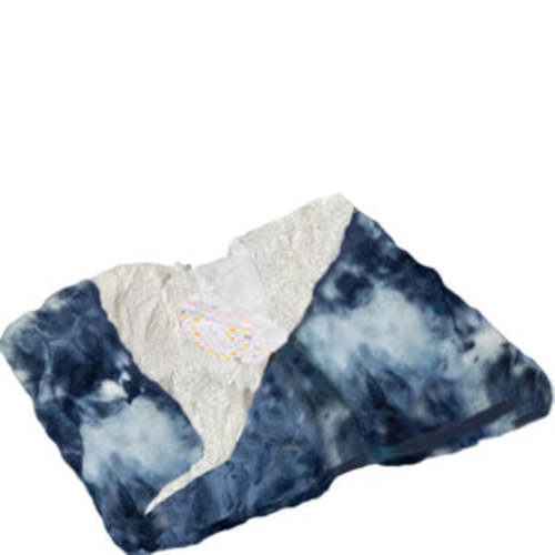 Navy Tie Dye Stroller Blanket – The Present Event