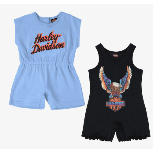 Infant Girls 2 Pack Rompers | Harley-Davidson USA