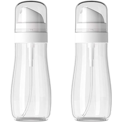 Small Spray Bottle with Fine Mist, 2 Pack 3.4oz/100ml Travel Spray Bottles for Hair and Face, Refillable Spray Bottles for Cleaning Solutions, Perfume, Liquid Cosmetics, Essential Oils TSA Approved