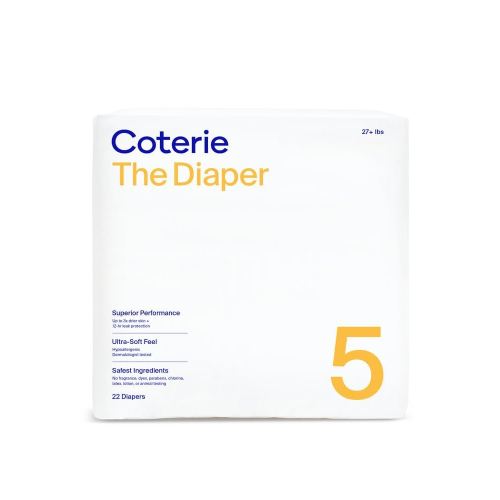 Coterie Size 5 Diapers, 22 CT