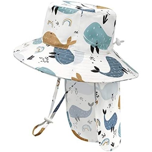 Baby Sun Hat Baby Boy Hats Toddler Hat UPF 50+ Bucket Hat for Baby Girls Infant Beach Hat with Wide Brim Kids Caps