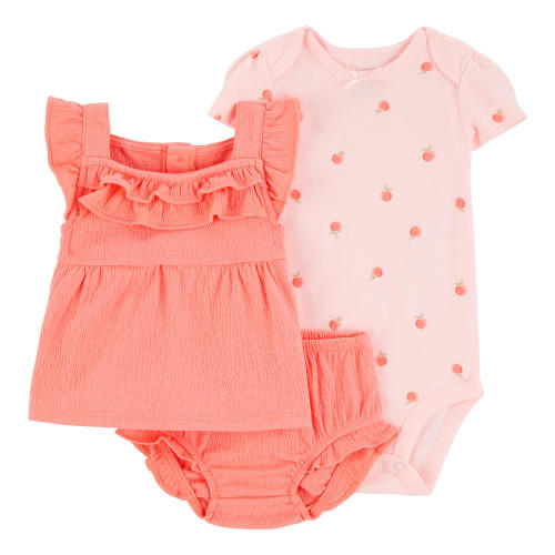 Carter's Baby Girls 3-Piece Outfit Set - Sam's Club