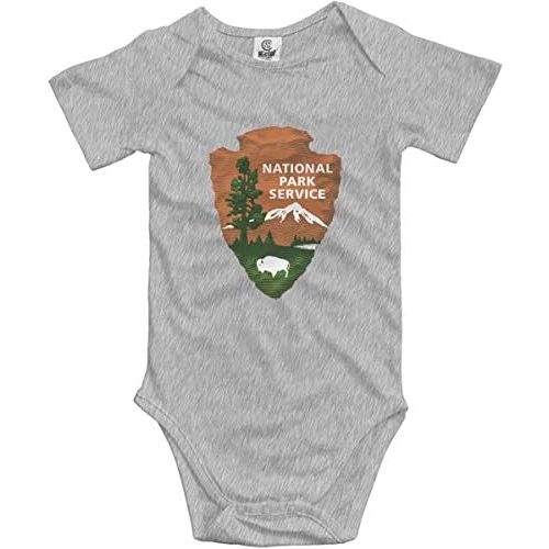 National Park Service Short Sleeve Baby Bodysuit Toddler Rompers Onesie Unisex