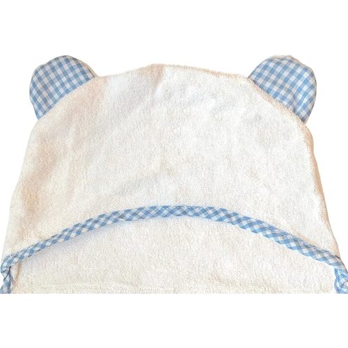 Channing & Yates Premium Boutique Organic Hooded Baby Towels and Washcloth Set