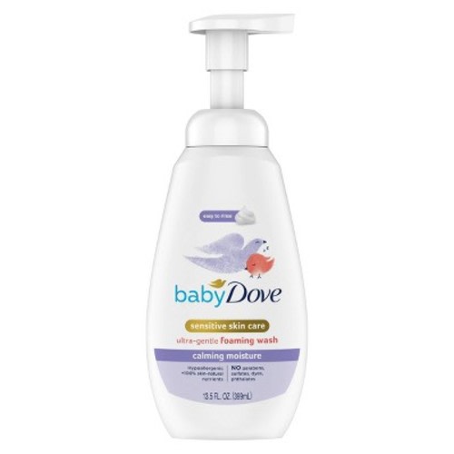 Baby Dove Calming Moisture Foaming Bath Wash - 13.5 fl oz