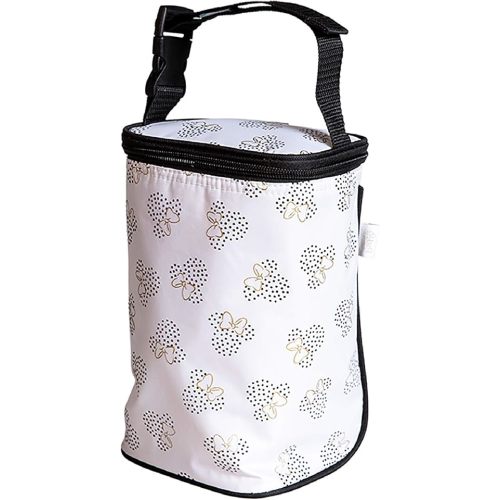 J.L. Childress Disney Baby Tall TwoCOOL Breastmilk Cooler, Baby Bottle & Baby Food Bag, Minnie Dots