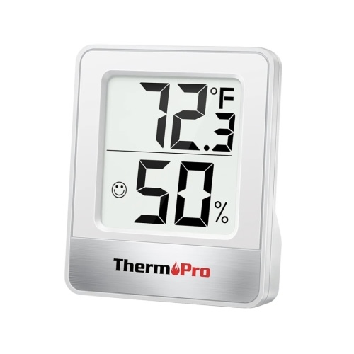 ThermoPro TP49W Hygrometer Indoor Thermometer with Large Digital View Humidity Meter with Temperature and Humidity Sensor Room Thermometer for Baby Humidity Monitor for Greenhouse Cellar Garage : Amazon.com.au: Garden