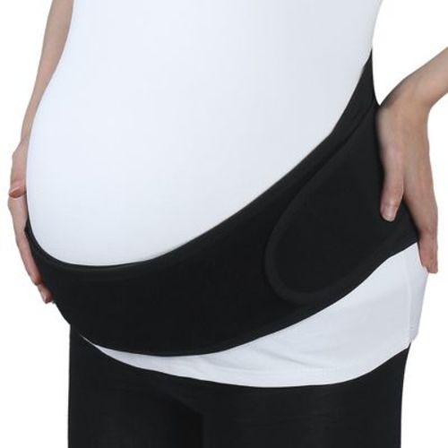 Unique Bargains Pregnancy Women Abdomen Support Adjustable Belly Bands Black 1pc