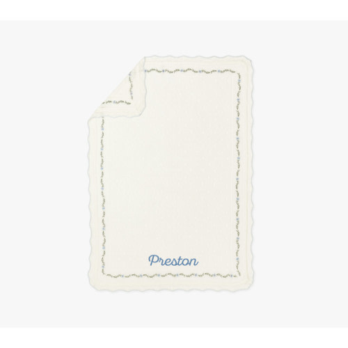 AERIN Pointelle Baby Blanket | Pottery Barn Kids
