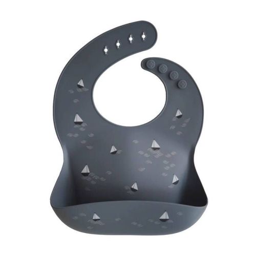 Mushie Silicone Baby Bib - Shifting Sand