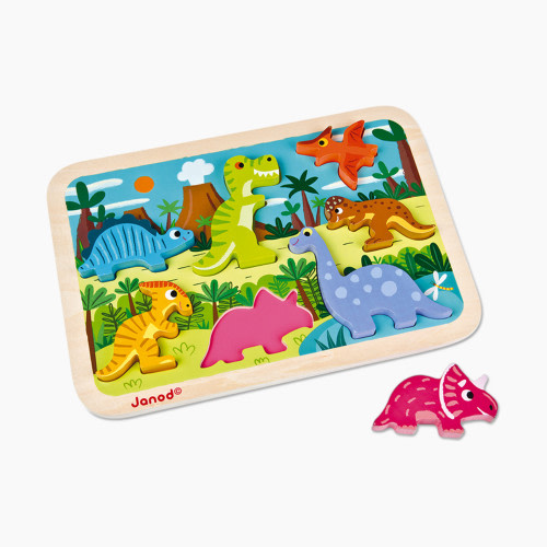Janod Chunky Puzzle - Dinosaurs