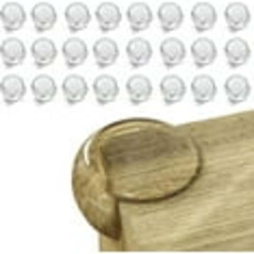 Baby Proof Me Clear Table Corner Protectors – 24-Pack, Furniture Guards & Bumpers for Baby Safety, Table Edges and Corners Protection