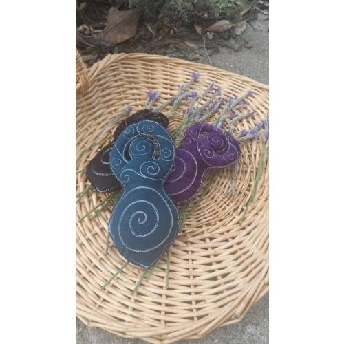 Spiral Goddess of Fertility Dolls, Pagan Goddess, Wiccan Dollie, Lavender Filled Goddess Doll, Spell Work Witchy, Gothic, Lavender Scented