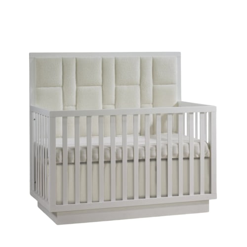 Natart Signature Series Como Convertible Crib with Upholstered Panel