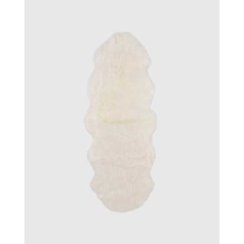 Australian Double Sheepskin Rug in Ivory
