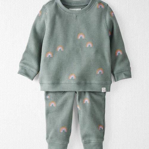 Magical Rainbow Baby Organic Cotton Waffle Knit Set in Magical Rainbow Print | Carter’s Oshkosh Canada