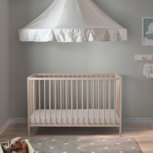 Ikea - SNIGLAR Crib - beech 70x132 cm (27 1/2x52 ")