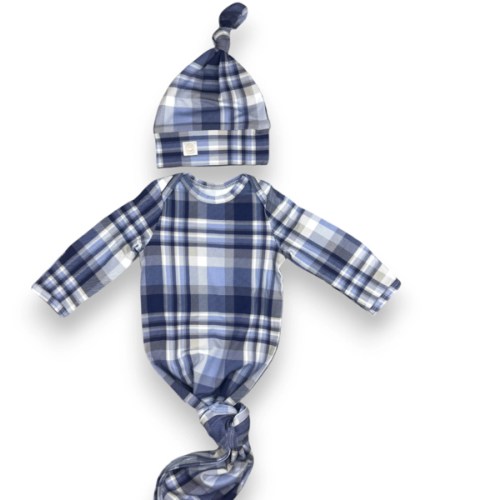 Jackson Knotted Gown Set – A Newborn Nest