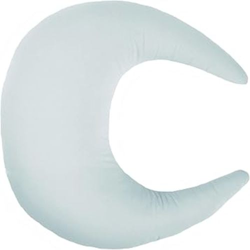 snuggle me Organic Nursing Pillow | Bottle & Breastfeeding Pillow with Organic Cotton Cover & Fiberfill, Machine Washable Feeding Pillow, Newborn Essentials Must Haves (Bluebell)