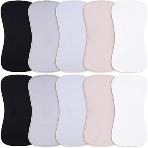 10-Pack Burp Cloths for Baby Boys and Girls - Organic Baby Burp Cloth,Baby Washcloths, Burp Rags, Large Neutral Burp Clothes for Newborn