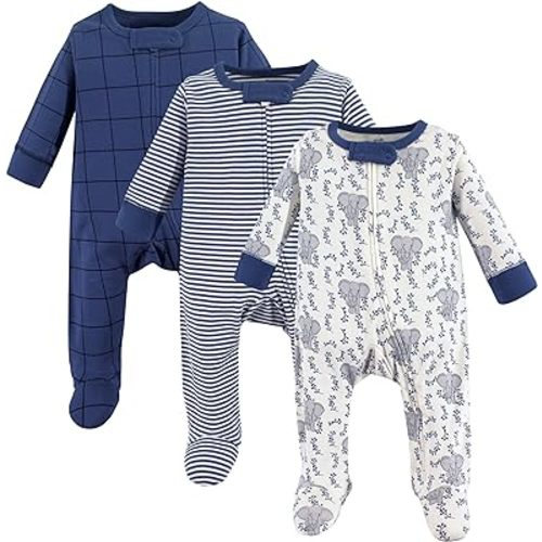 Touched by Nature Baby Girls' Organic Cotton Sleep and Play
