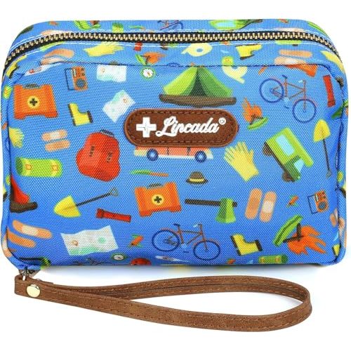 Portable Travel First Aid Kit for Kids and Adults, 143 Pieces All-Purpose Emergency First Aid Kit for Home, Car, Diaper Bag, Camping & Hiking