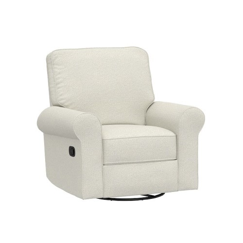 Comfort Swivel Nursery Glider & Recliner Chair | Pottery Barn Kids | Manual | Color: Performance Boucle