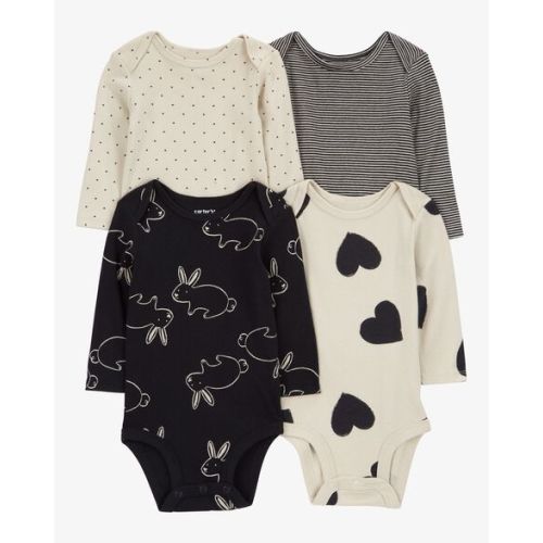 Baby 4-Pack Long-Sleeve Original Bodysuits - Carter's | Carter's