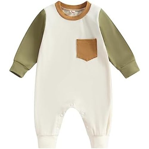 Casual Fall Winter Clothes Infant Baby Boy Long Sleeve Romper Jumpsuit Playsuit One Piece Outfit