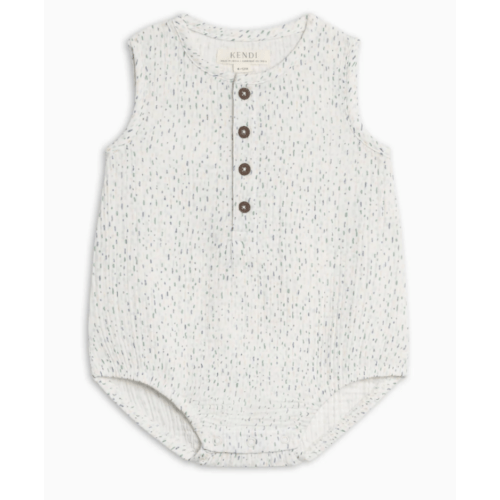 Bowie Muslin Bubble Romper