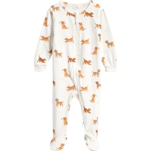 Golf Pups Organic Cotton Blend Footie, Newborn