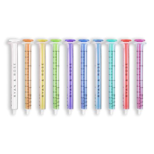 Ryan & Rose Cutie Dose - Baby Medicine Dispenser Syringe (10 Pack)