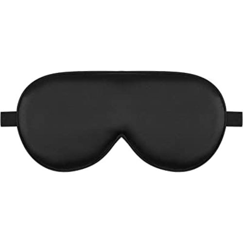 Alaska Bear Sleep Mask Silk Cover Eye Contour for Pressure-Free Sleeping, Upgrade Over Conventional Flat Satin Eye Masks, Machine Washable