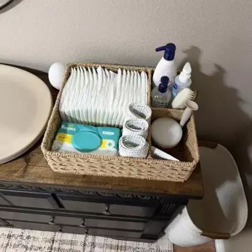 Woven Changing Table Organizer - Cloud Island™