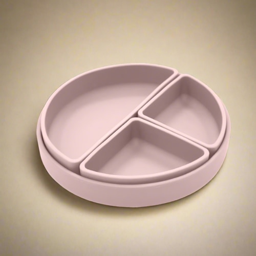 Stay-Put Plate with Removable Dividers